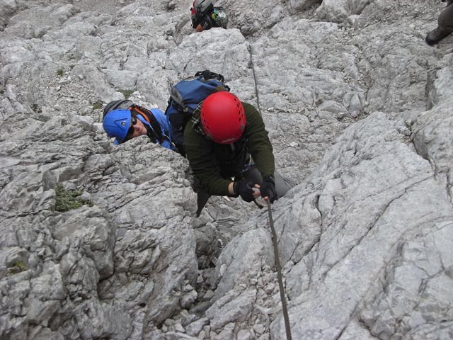 Via Ferrata Zandonella: Irene und Daniela (21. Juli)