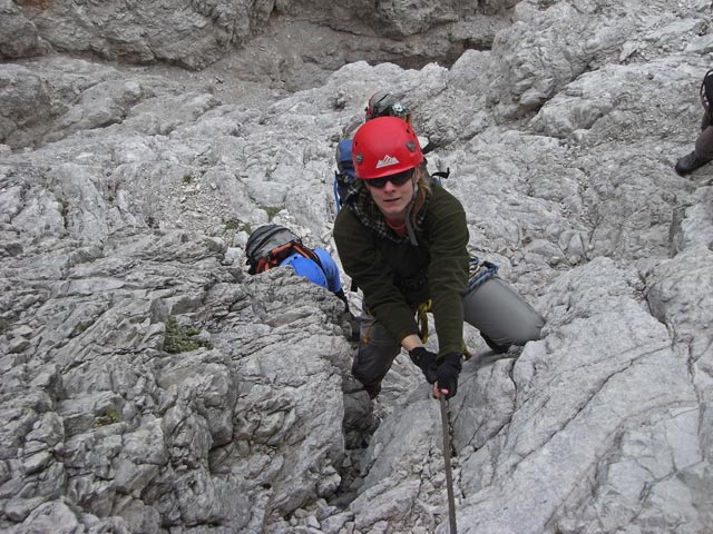 Via Ferrata Zandonella: Irene und Daniela (21. Juli)