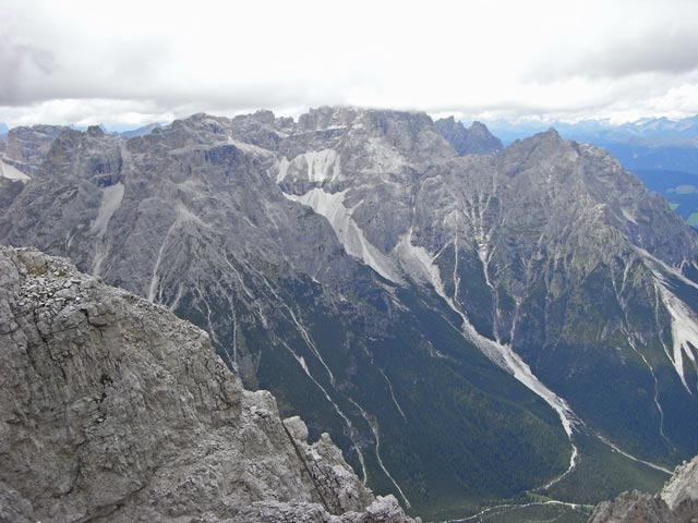 Dreischusterspitze von der Sextener Rotwand aus (21. Juli)