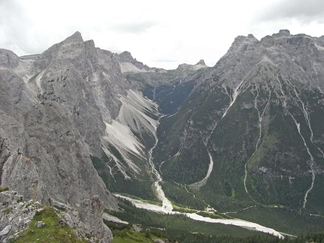 Altensteintal von den Rotwandköpfen aus (21. Juli)