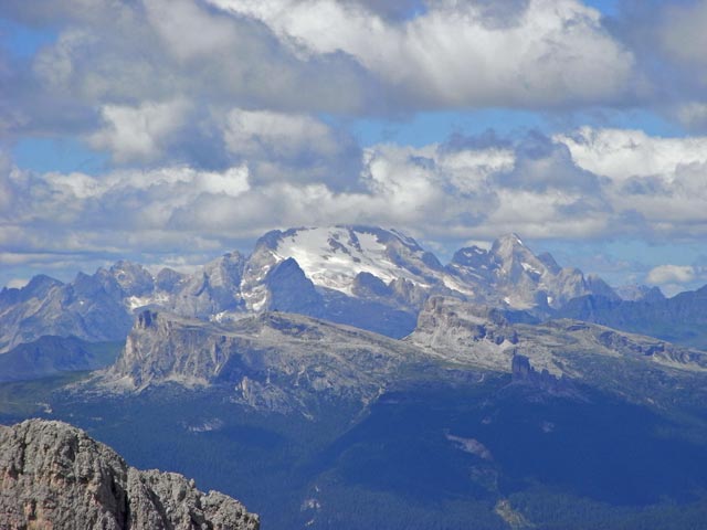 Marmolada von der Via Ferrata Merlone aus