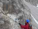 Via Ferrata Merlone: Irene bei der Einstiegstafel