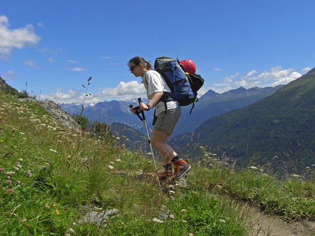 Daniela am Blumenweg am Katinmähder (24. Juli)