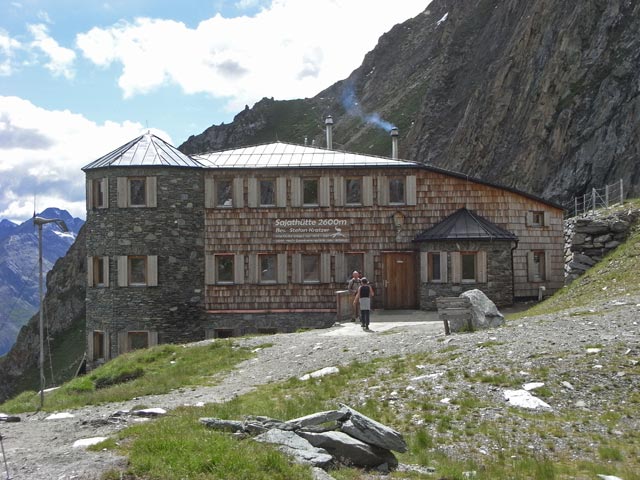 Sajathütte, 2.575 m (24. Juli)