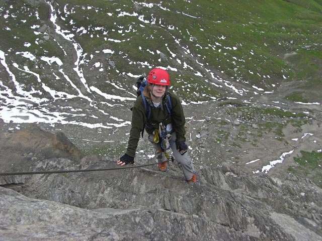 Rote Säule-Klettersteig: Daniela (24. Juli)