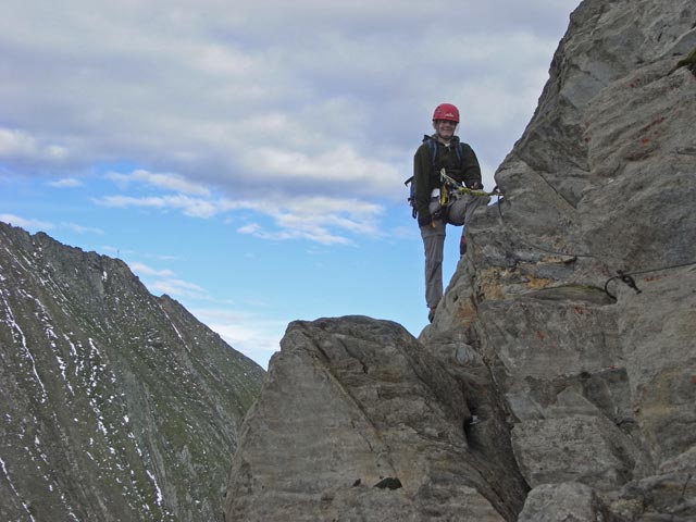 Rote Säule-Klettersteig: Daniela (24. Juli)