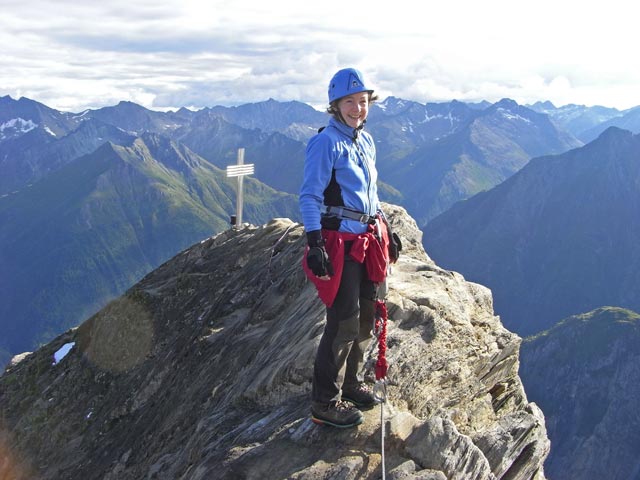 Irene auf der Roten Säule, 2.820 m (24. Juli)