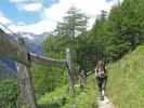 Irene am Blumenweg im Bichler Wald (24. Juli)