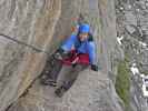 Rote Säule-Klettersteig: Irene in der schwierigen Variante (24. Juli)