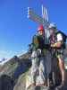 Daniela und ich auf der Roten Säule, 2.820 m (24. Juli)