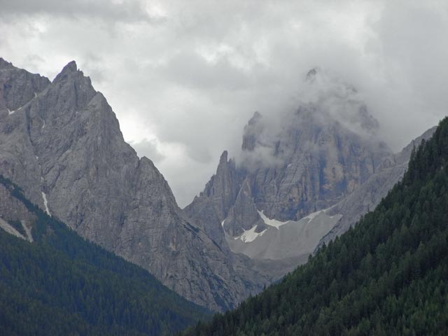 Sextener Dolomiten von Mitterberg aus (21. Juli)