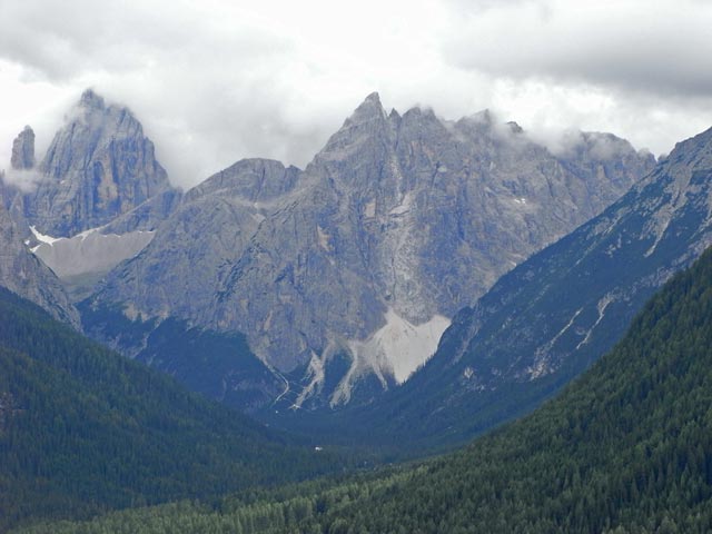 Sextener Dolomiten von Mitterberg aus (21. Juli)