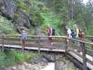 Martin, Erich, Daniela und Carmen in der Silberkarklamm