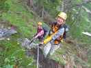 Siega-Klettersteig: Erich und Annemarie im Abstieg