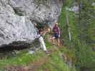 Annemarie und Erich zwischen Siega-Klettersteig und Silberkarhütte