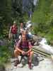 Carmen, Daniela, Erich und Martin in der Silberkarklamm