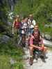 Carmen, Daniela, ich, Erich und Martin in der Silberkarklamm