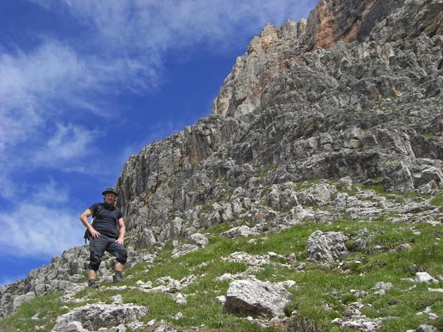 Via Ferrata Bolver-Lugli: Erich am Zustieg