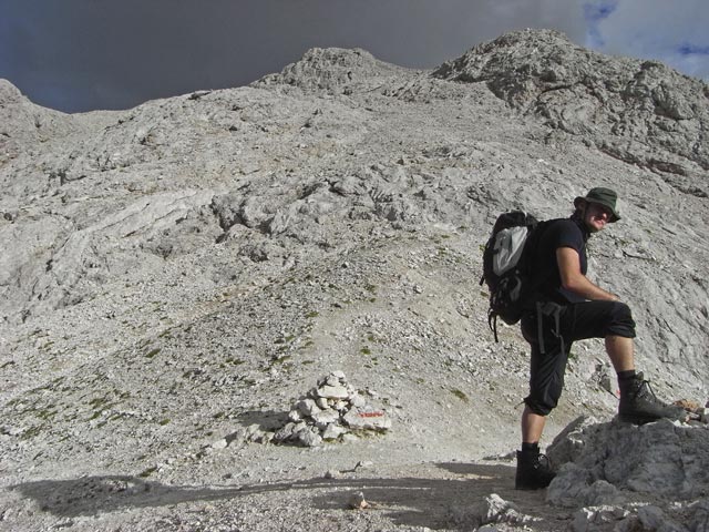 Erich auf Weg 716 am Passo Bettega, 2.667 m