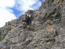 Via Ferrata Bolver-Lugli: Erich im Einstieg