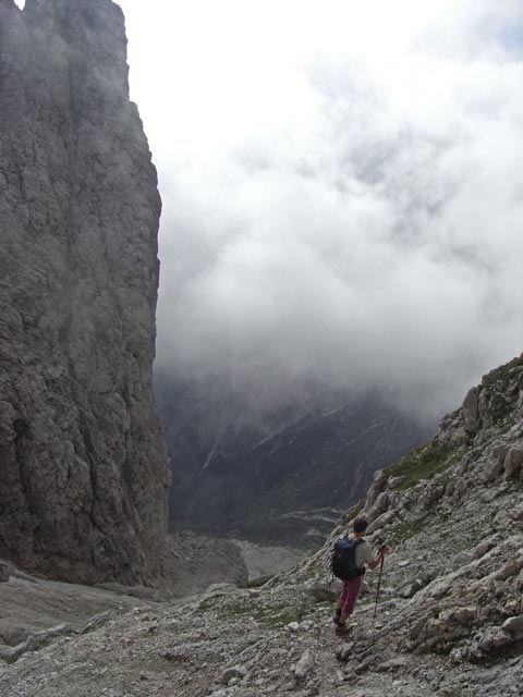 Via Ferrata Reali: Andreas am Zustieg