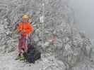 Via Ferrata Reali: Andreas beim Ausstieg