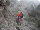 Via Ferrata Reali: Andreas im Ausstieg