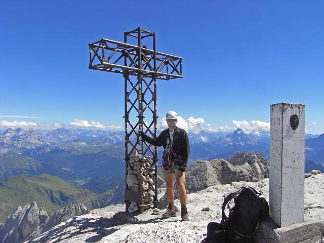 Ich am Punta Penia, 3.343 m