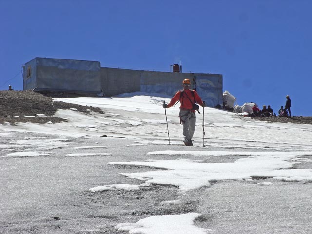 Axel zwischen Punta Penia und Ghiacciaio della Marmolada