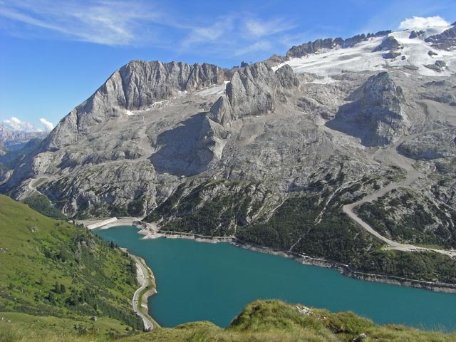 Lago di Fedaia vom Pescul aus