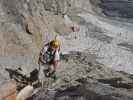 Axel auf Weg 606 zwischen Rifugio Pian dei Fiaccon und Forcella de la Marmolada