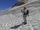 Axel am Ghiacciaio della Marmolada