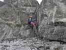 Via Ferrata dei Finanzieri: Andreas in der Schlüsselstelle