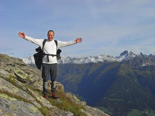 Erich zwischen Zwölfernieder und Zwölferspitze (17. Aug.)