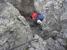 Daniela zwischen Elferspitze-Klettersteig und Nördlichem Elferturm (17. Aug.)