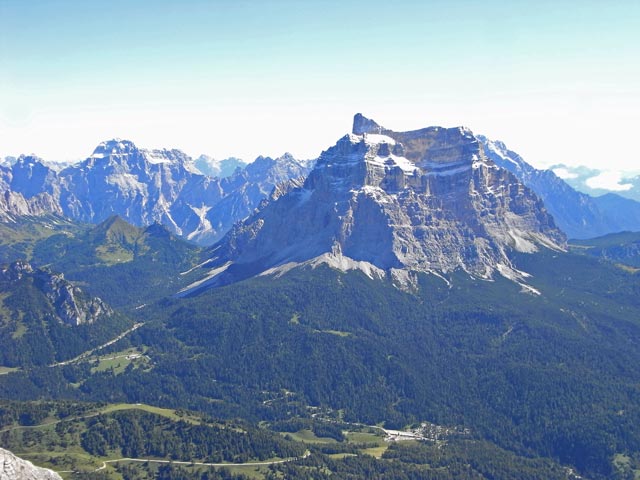 Monte Pelmo von der Via Ferrata degli Alleghesi aus