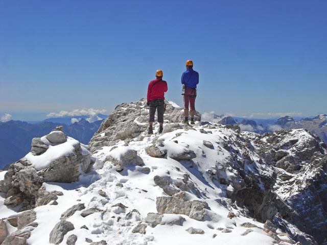Axel und Andreas auf der Civetta, 3.220 m