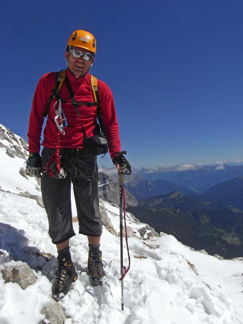 Axel zwischen Civetta und Rifugio M. Vittoria Torrani