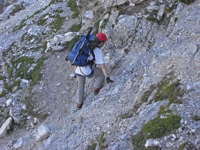 Via Ferrata Renè de Pol: Daniela (30. Aug.)