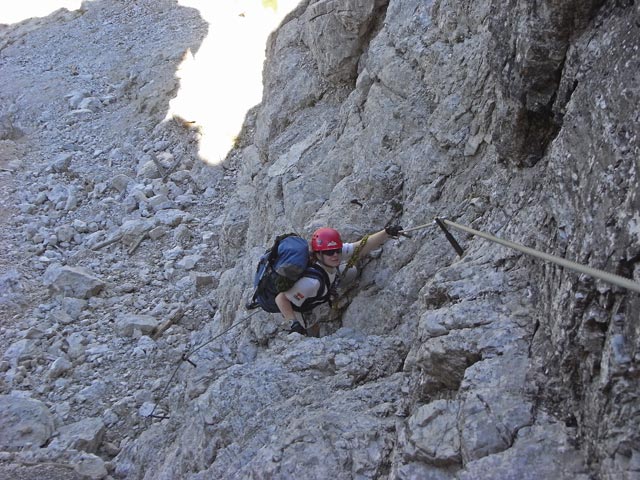 Via Ferrata Renè de Pol: Daniela (30. Aug.)