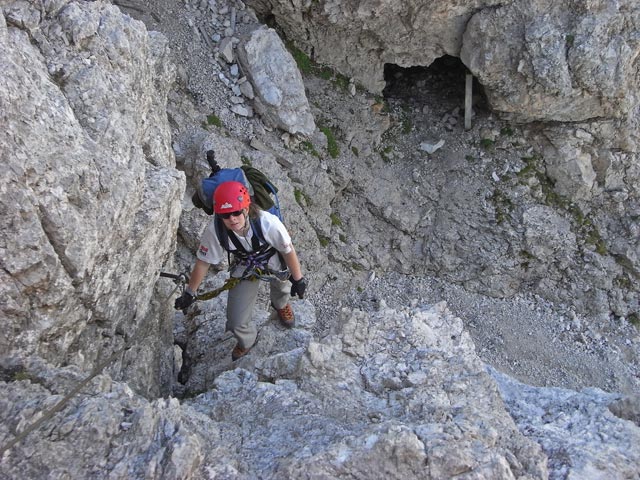 Via Ferrata Renè de Pol: Daniela (30. Aug.)