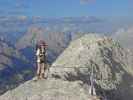 Via Ferrata Ivano Dibona: Daniela zwischen Abzweigung zum Cristallino d'Ampezzo und Ponte Cristallo (30. Aug.)