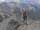 Via Ferrata Ivano Dibona: Daniela in der Forcella Bassa, 2.433 m (31. Aug.)