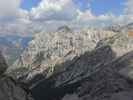 Forame de Inze und Forame de Fora von der Via Ferrata Ivano Dibona aus (31. Aug.)