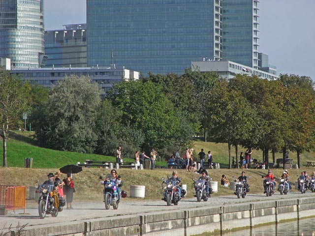 Motorrad Korso bei der Countrybühne (6. Sept.)