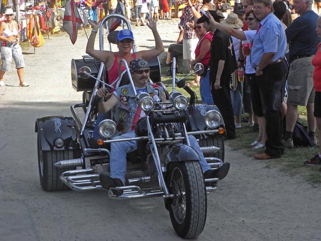 Motorrad Korso bei der Countryb&uuml;hne (6. Sept.)