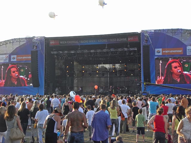 Manfred Mann auf der Festb&uuml;hne (6. Sept.)