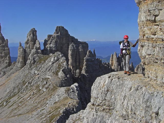 Latemart&uuml;rme-Klettersteig: Daniela