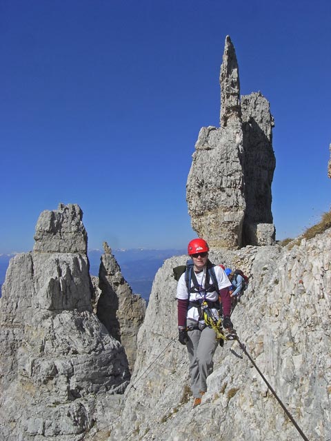 Latemart&uuml;rme-Klettersteig: Daniela