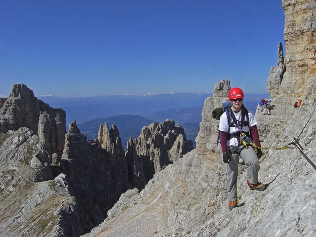 Latemart&uuml;rme-Klettersteig: Daniela